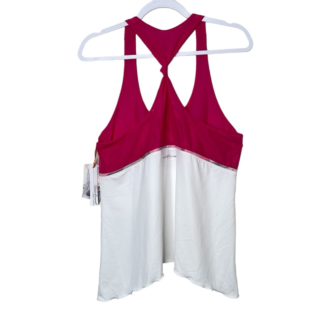 Denise Cronwall Activewear Wyn Layer Top Tennis Pickle Ball Athletic Fit Size L - Picture 9 of 12